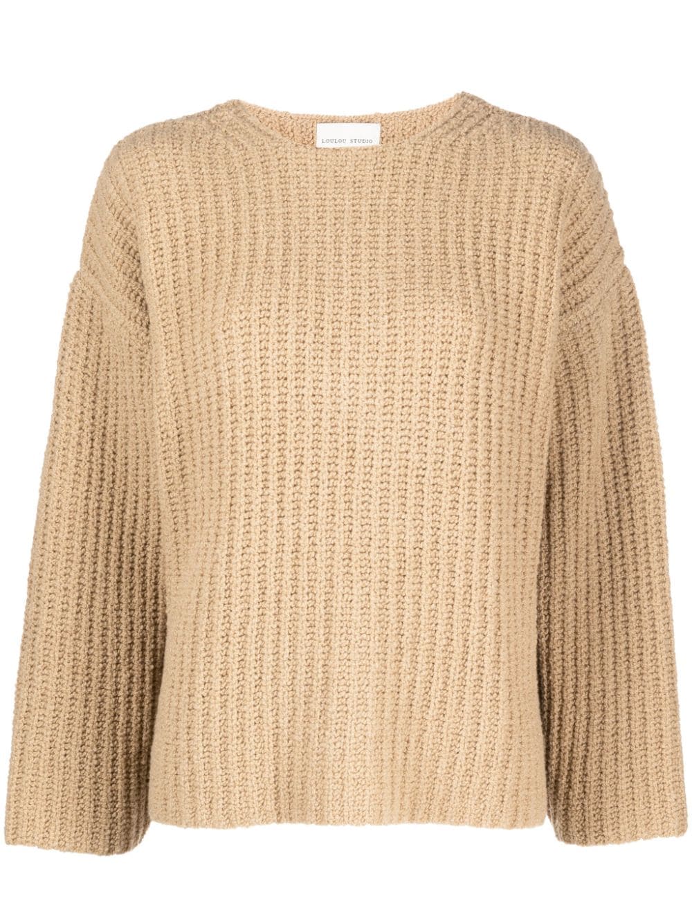 Loulou Studio Lola long-sleeved knitted jumper - Brown von Loulou Studio