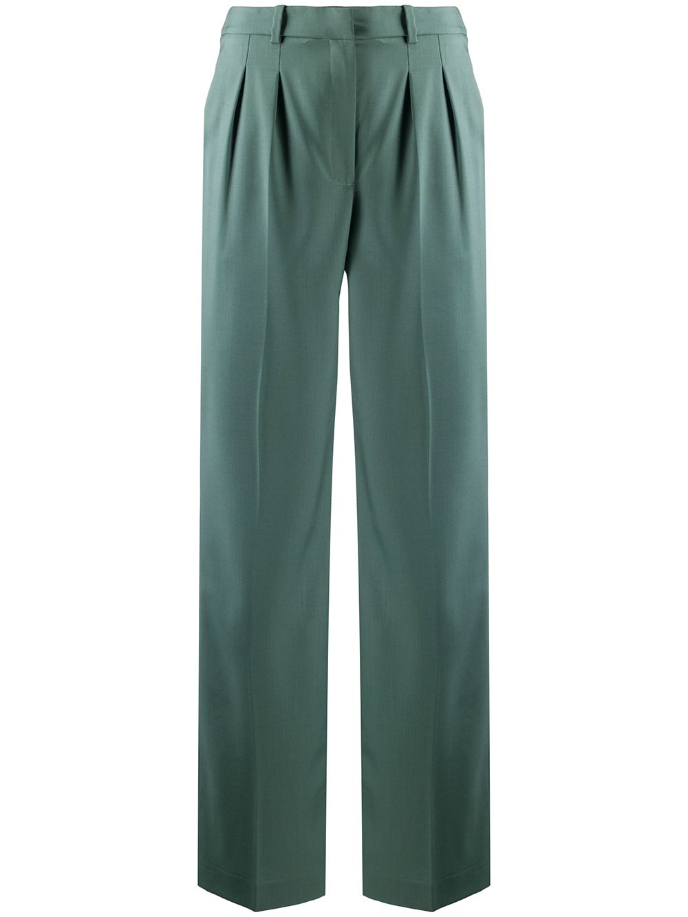 Loulou Studio tailored wool trousers - Green von Loulou Studio