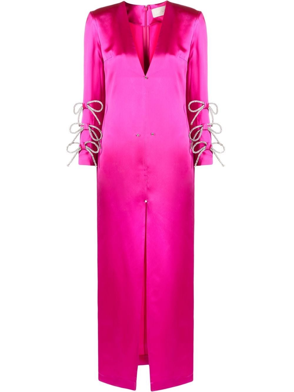 Loulou Adele silk taffeta maxi dress - Pink von Loulou