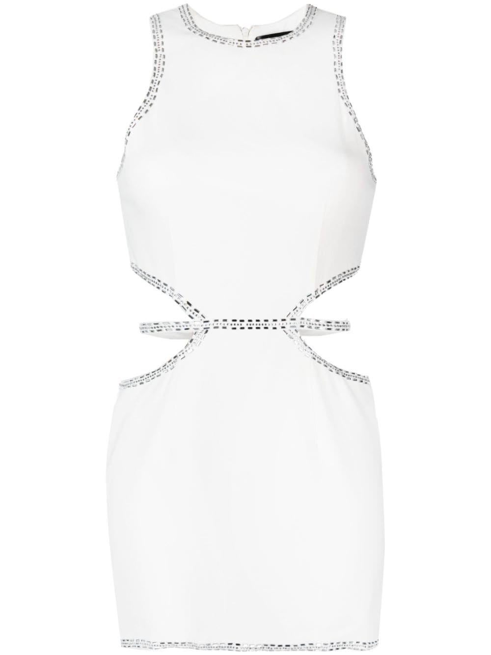 Loulou Amelia bead-embellished cut-out minidress - White von Loulou