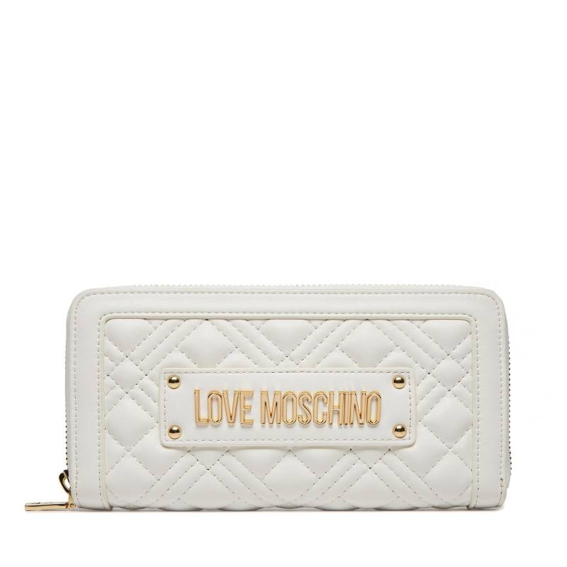 Große Damen Geldbörse LOVE MOSCHINO JC5600PP0ILA0100 Bianco von Love Moschino