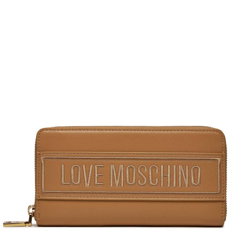 Große Damen Geldbörse LOVE MOSCHINO JC5640PP0IKG122A Biscotto von Love Moschino