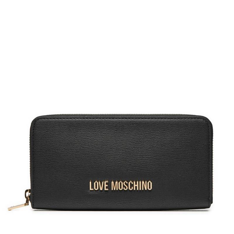 Große Damen Geldbörse LOVE MOSCHINO JC5700PP0LLD0000 Schwarz von Love Moschino