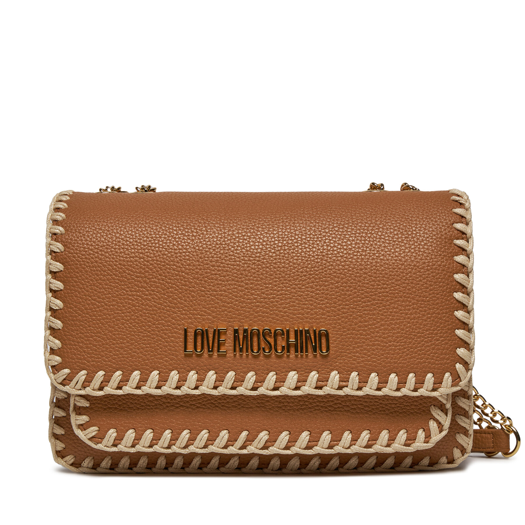 Handtasche LOVE MOSCHINO JC4104PP1ILJ120A Cammello Handstitch Ecru von Love Moschino
