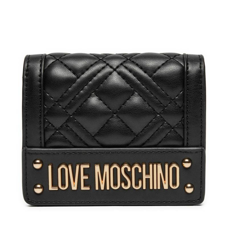 Kleine Damen Geldbörse LOVE MOSCHINO JC5601PP0LLA0000 Schwarz von Love Moschino