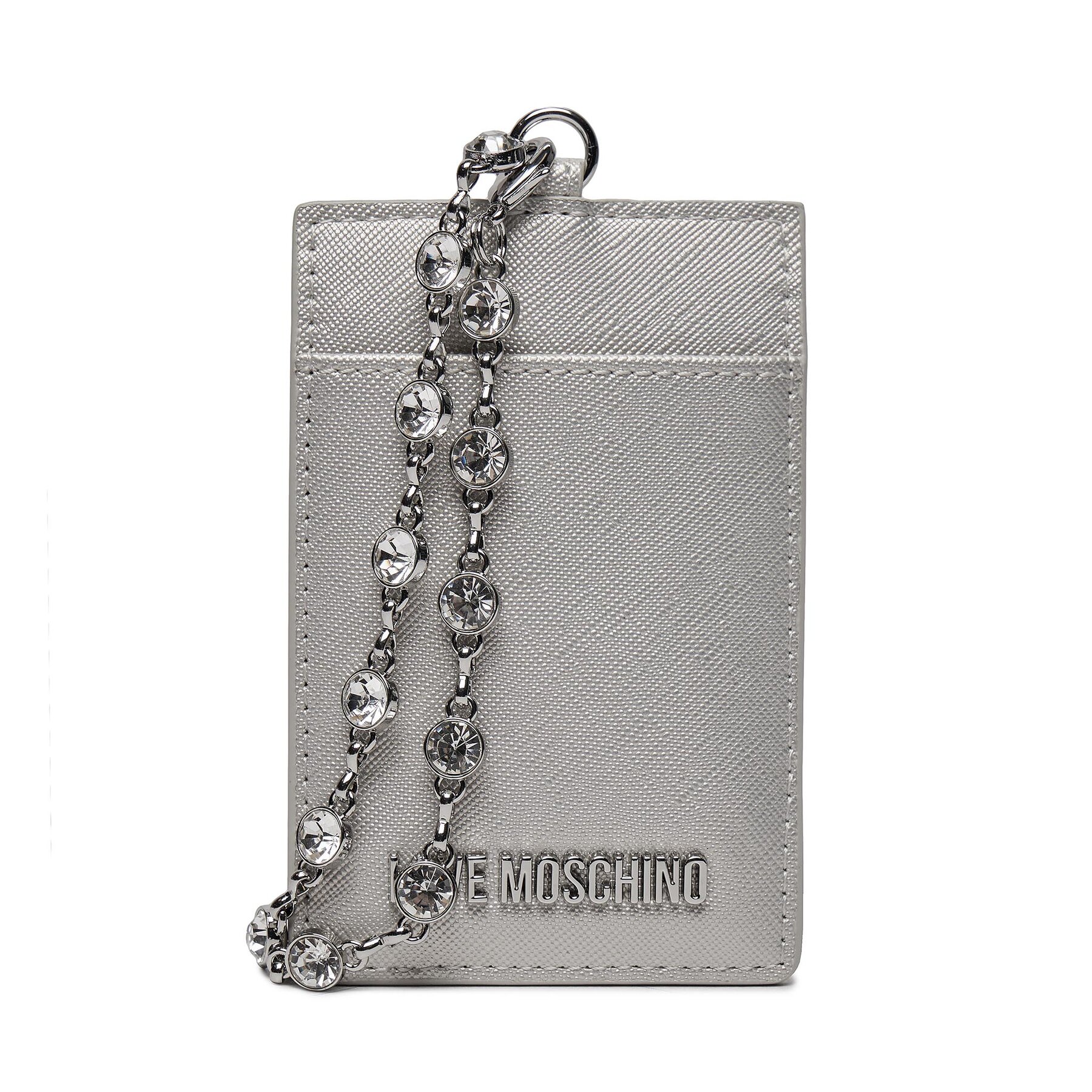 Kreditkartenetui LOVE MOSCHINO JC5853PP4IK2390B Arg. Lamin. von Love Moschino