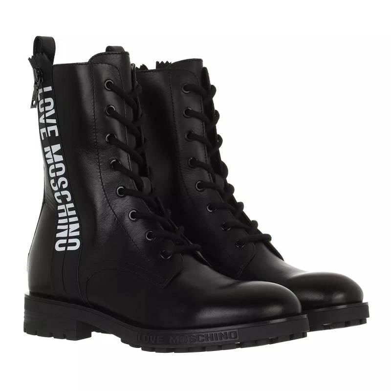 Love Moschino Boots & Stiefeletten - St Ttod Gommac40 Vitello - Gr. 36 (EU) - in Schwarz - für Damen von Love Moschino