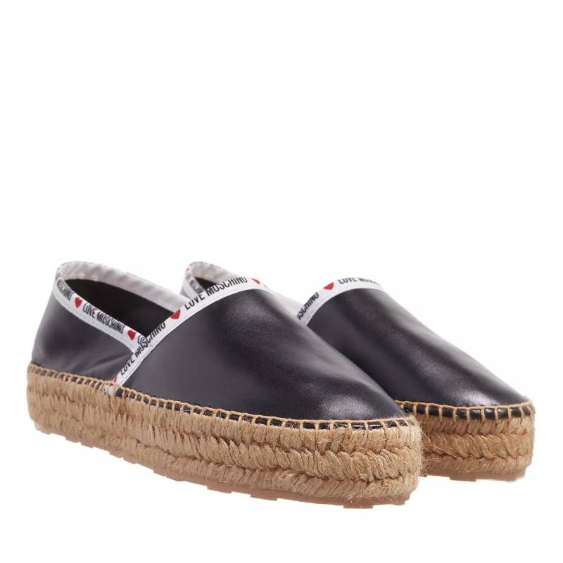 Love Moschino Espadrilles - Rope - Gr. 39 (EU) - in Schwarz - für Damen von Love Moschino
