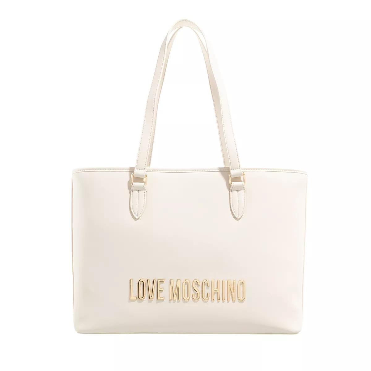 Love Moschino Henkeltasche - Bold Love - Gr. unisize - in Beige - für Damen von Love Moschino