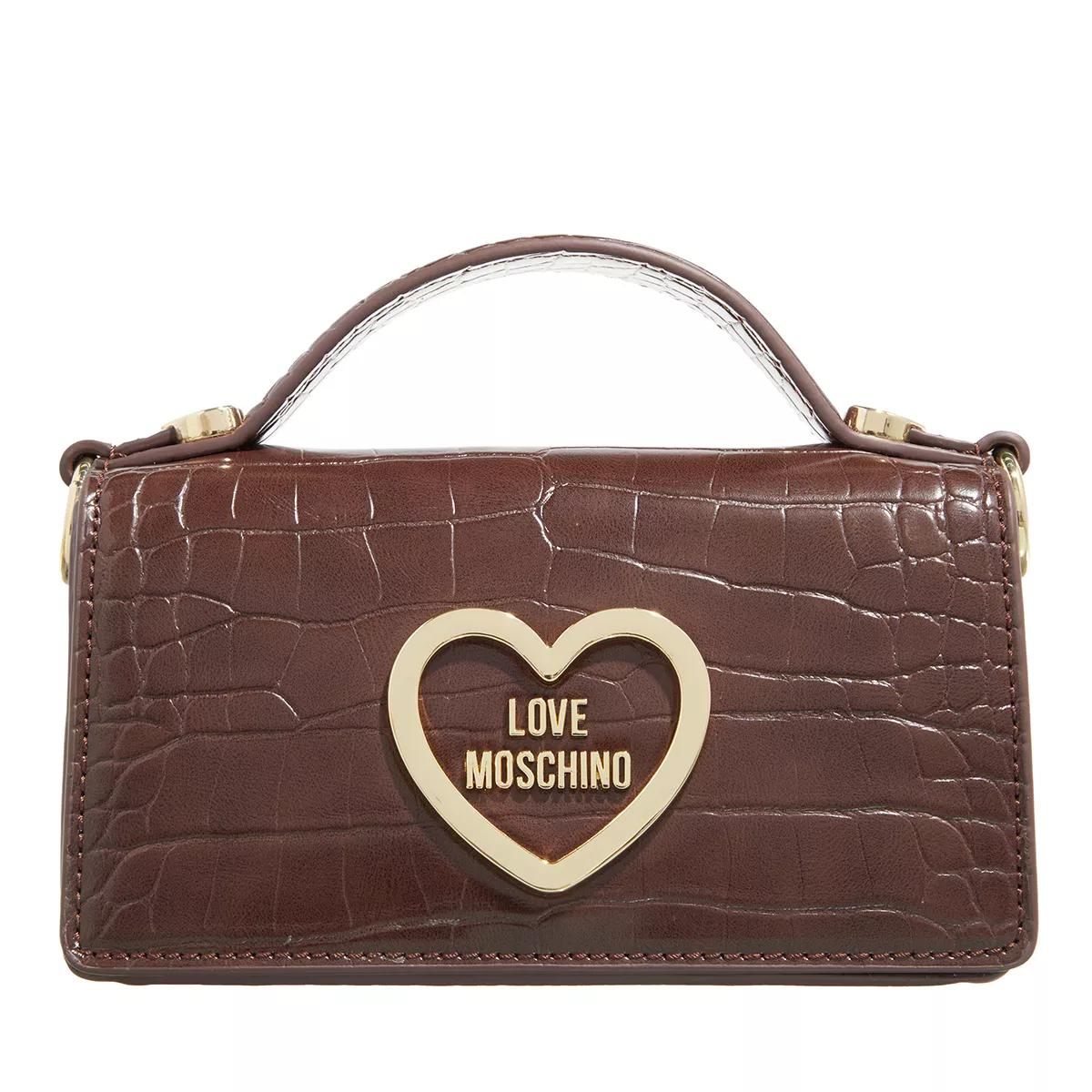 Love Moschino Henkeltasche - Hug - Gr. unisize - in Braun - für Damen von Love Moschino