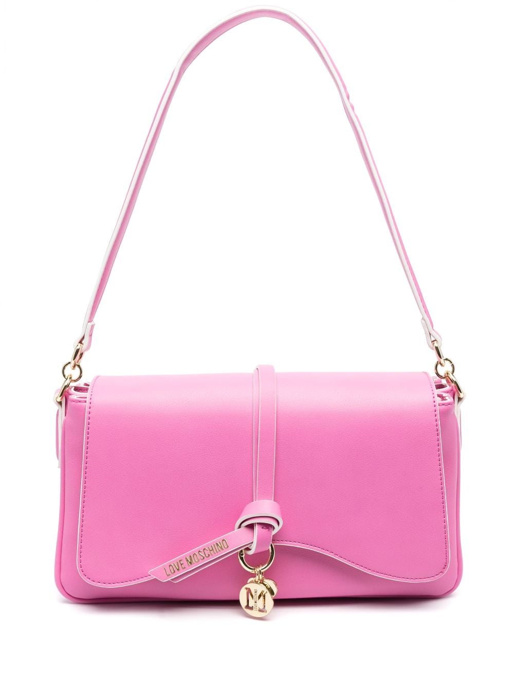 Love Moschino Love Charms faux-leather shoulder bag - Pink von Love Moschino