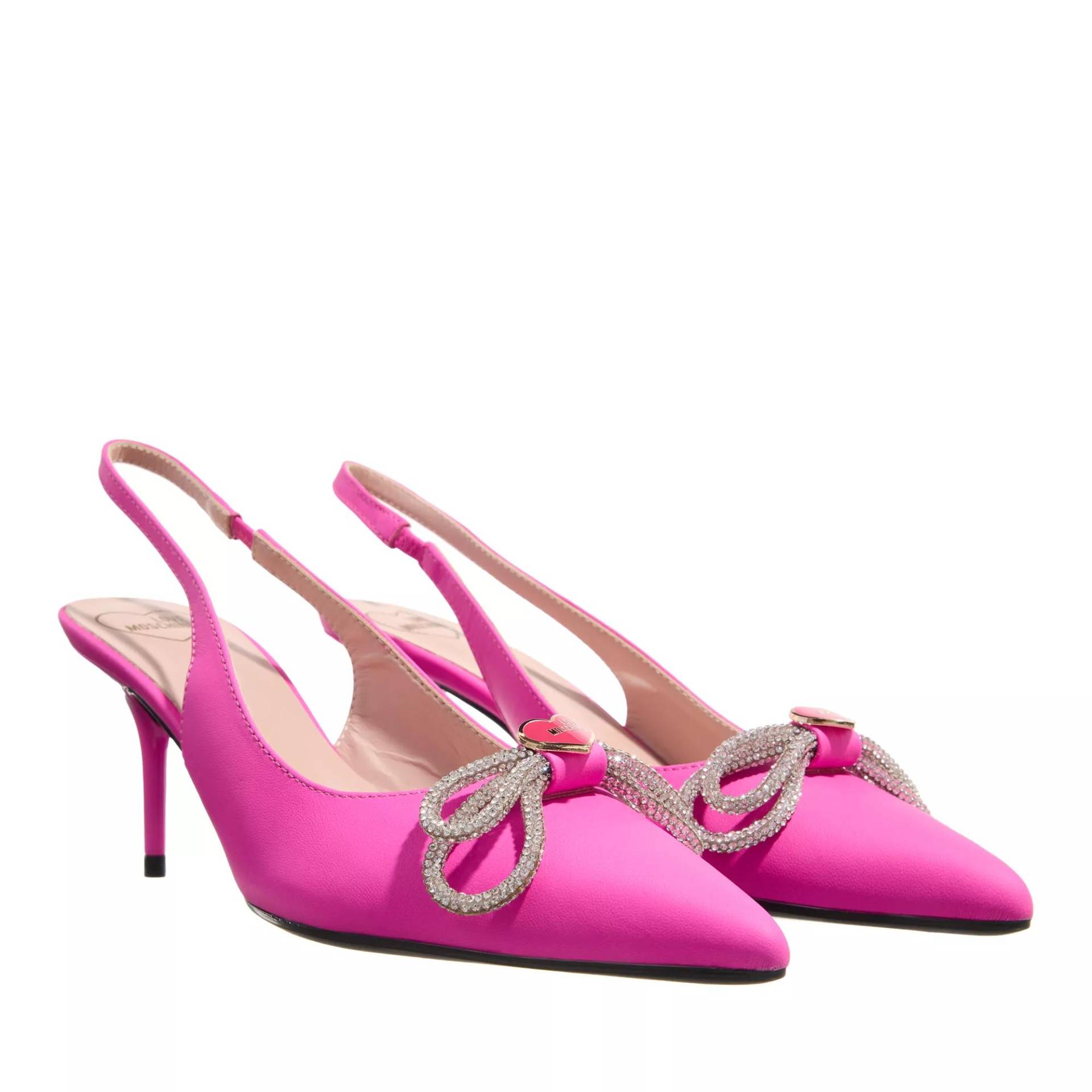 Love Moschino Pumps & High Heels - Love Moschino Bow - Gr. 38 (EU) - in Rosa - für Damen von Love Moschino