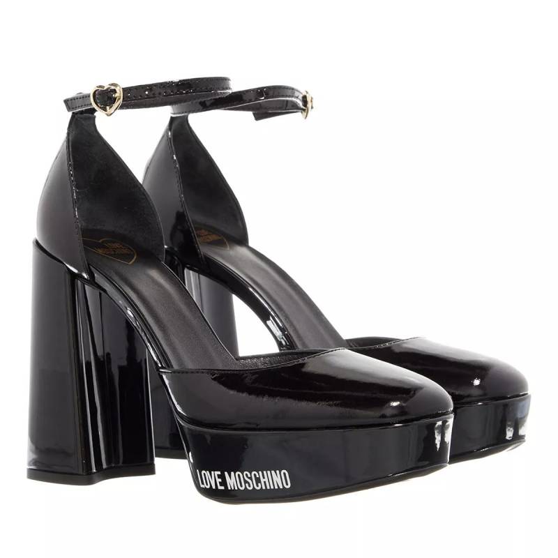 Love Moschino Pumps & High Heels - Rubber Logo - Gr. 39 (EU) - in Schwarz - für Damen von Love Moschino