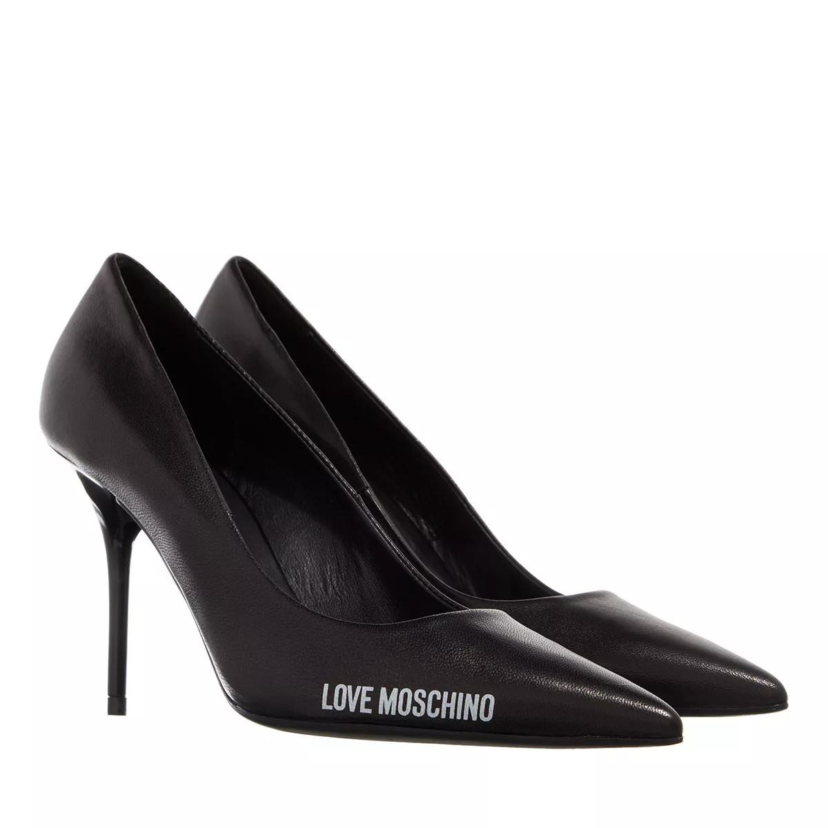 Love Moschino Pumps & High Heels - Rubber Logo - Gr. 37 (EU) - in Schwarz - für Damen von Love Moschino