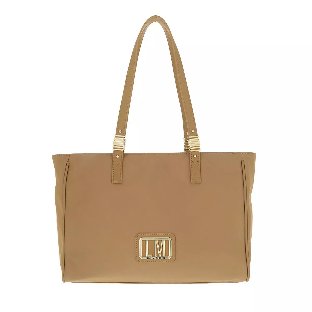 Love Moschino Henkeltasche - Borsa Nylon - Gr. unisize - in Beige - für Damen von Love Moschino