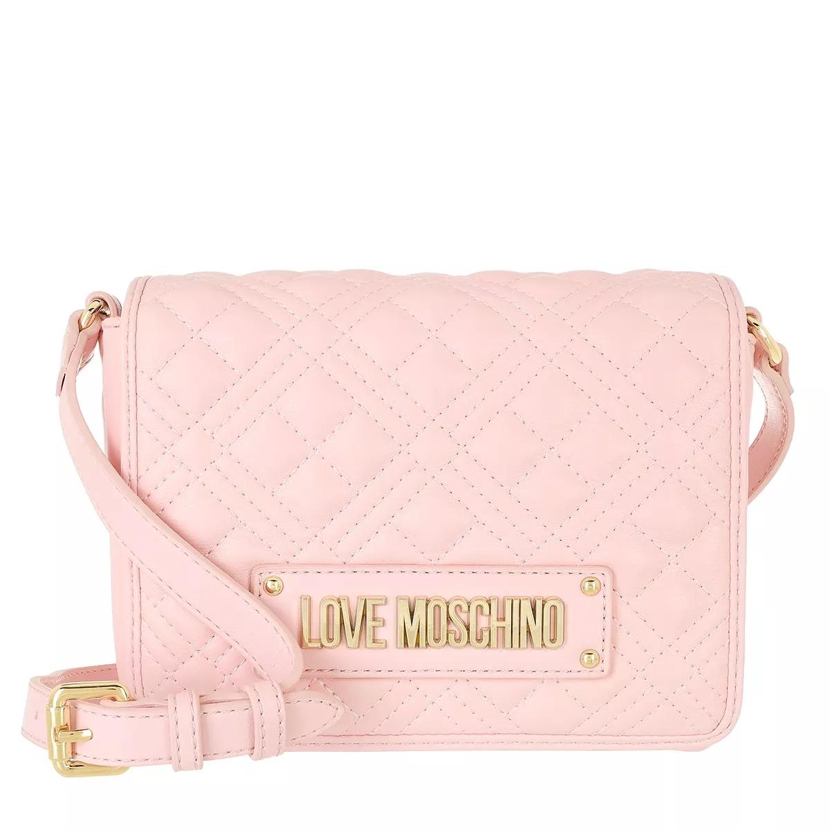 Love Moschino Henkeltasche - Borsa Quilted Pu - Gr. unisize - in Rosa - für Damen von Love Moschino