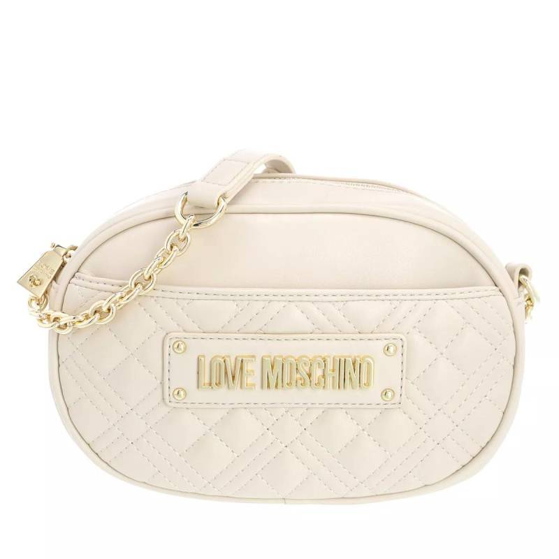 Love Moschino Umhängetasche - Borsa Quilted Pu - Gr. unisize - in Creme - für Damen von Love Moschino