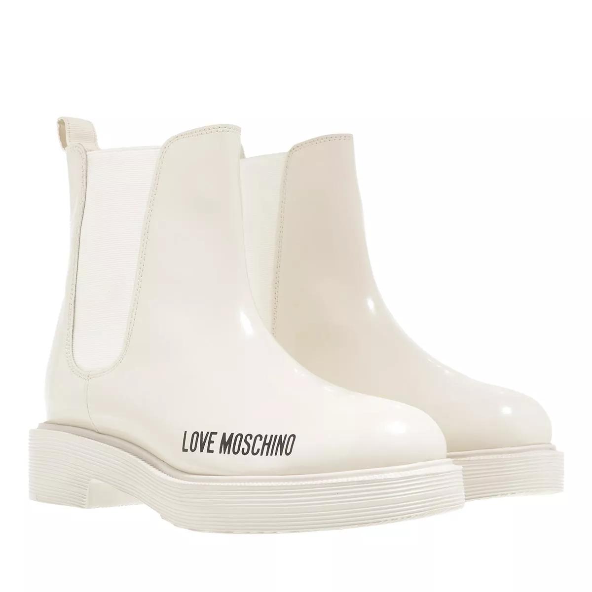 Love Moschino Boots & Stiefeletten - Sca.Nod.City40 Vit.Abrasivato - Gr. 36 (EU) - in Creme - für Damen von Love Moschino
