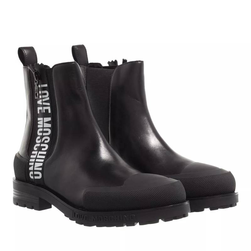Love Moschino Boots & Stiefeletten - Sca.Nod.Daily40 Vitello - Gr. 36 (EU) - in Schwarz - für Damen von Love Moschino