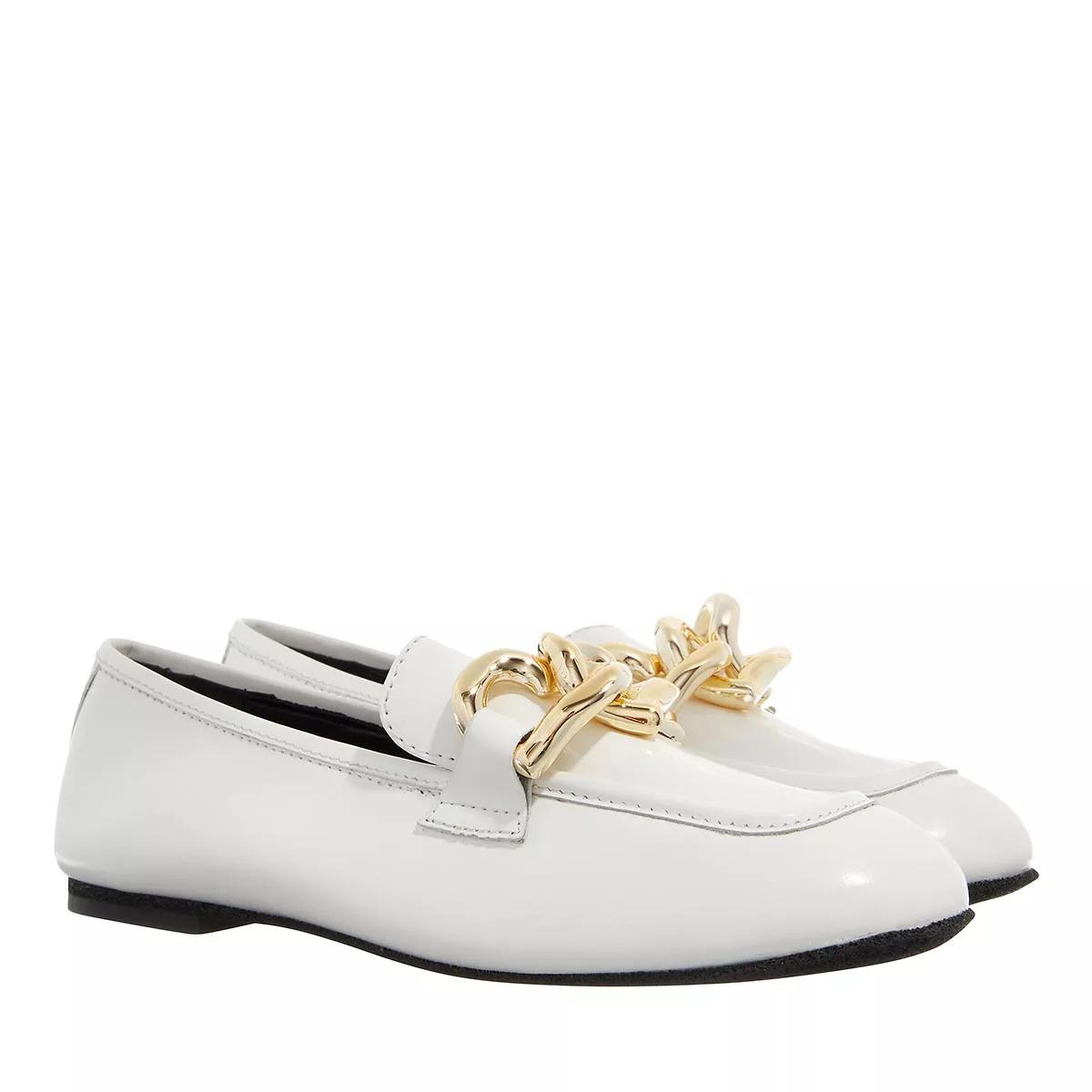 Love Moschino Slipper & Pantoletten - Heart Chain - Gr. 36 (EU) - in Weiß - für Damen von Love Moschino