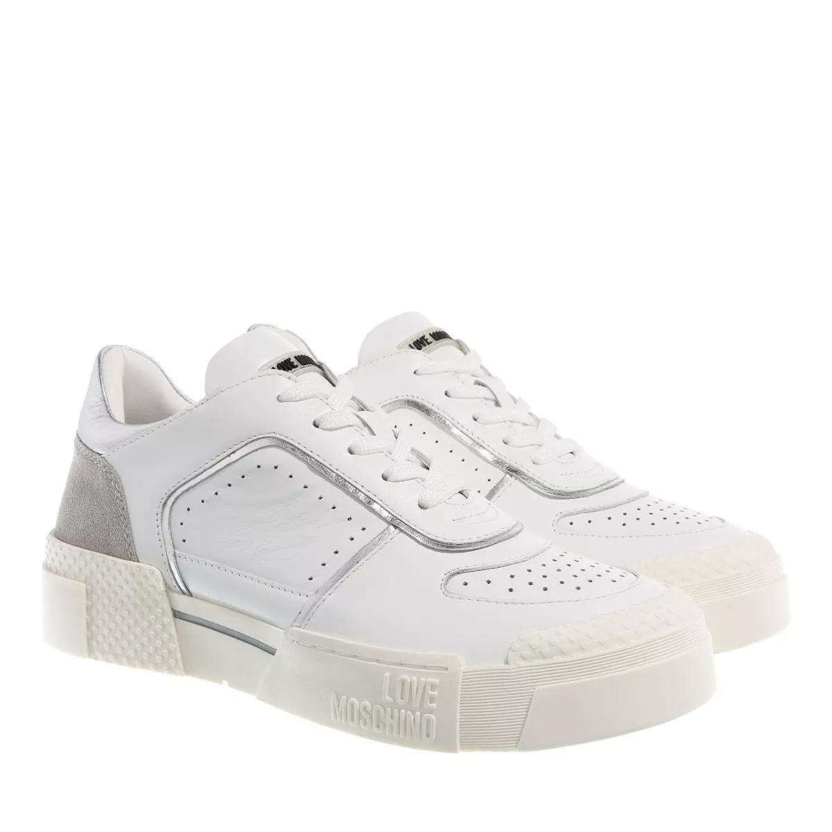 Love Moschino Sneaker - Sneakerd Text50 Mix - Gr. 40 (EU) - in Weiß - für Damen von Love Moschino