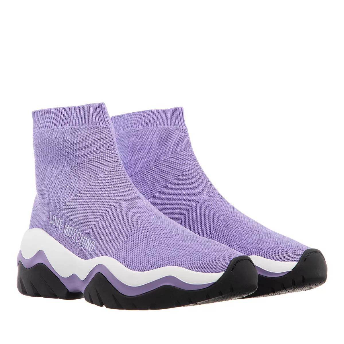 Love Moschino Sneakers - Socks - Gr. 40 (EU) - in Violett - für Damen von Love Moschino