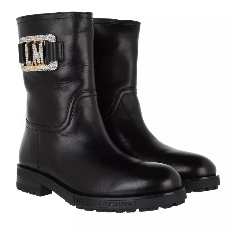 Love Moschino Boots & Stiefeletten - St Ttod Gommac40 Vitello - Gr. 36 (EU) - in Schwarz - für Damen von Love Moschino