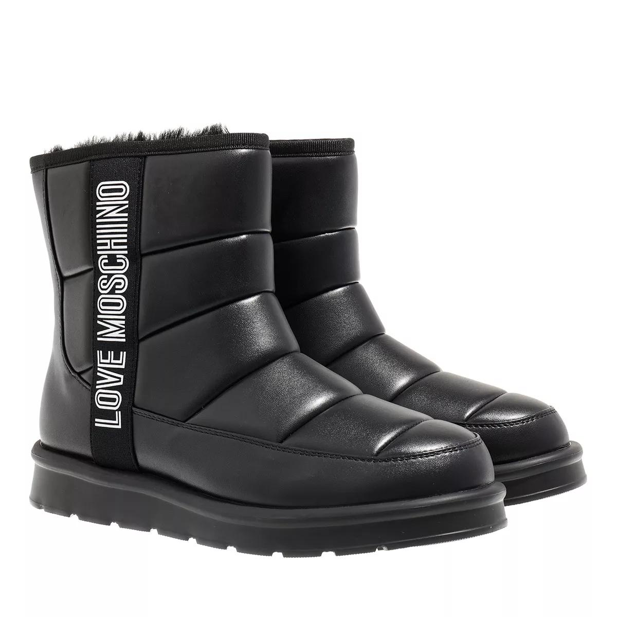 Love Moschino Boots & Stiefeletten - St.Ttod.Winter30 Soft Pu - Gr. 39 (EU) - in Schwarz - für Damen von Love Moschino