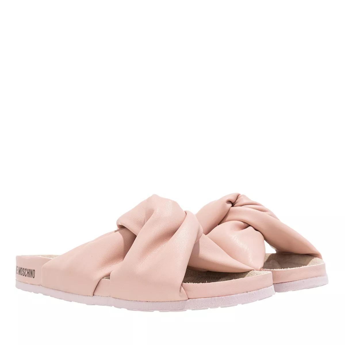 Love Moschino Slipper & Pantoletten - Sabotd Birki30 Nappa - Gr. 36 (EU) - in Rosa - für Damen von Love Moschino