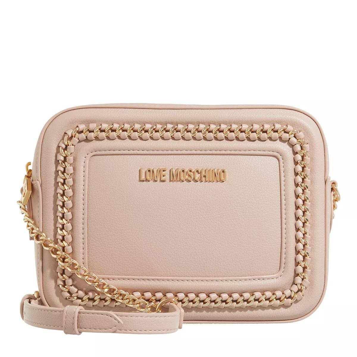 Love Moschino Umhängetasche - Chain Link - Gr. unisize - in Beige - für Damen von Love Moschino