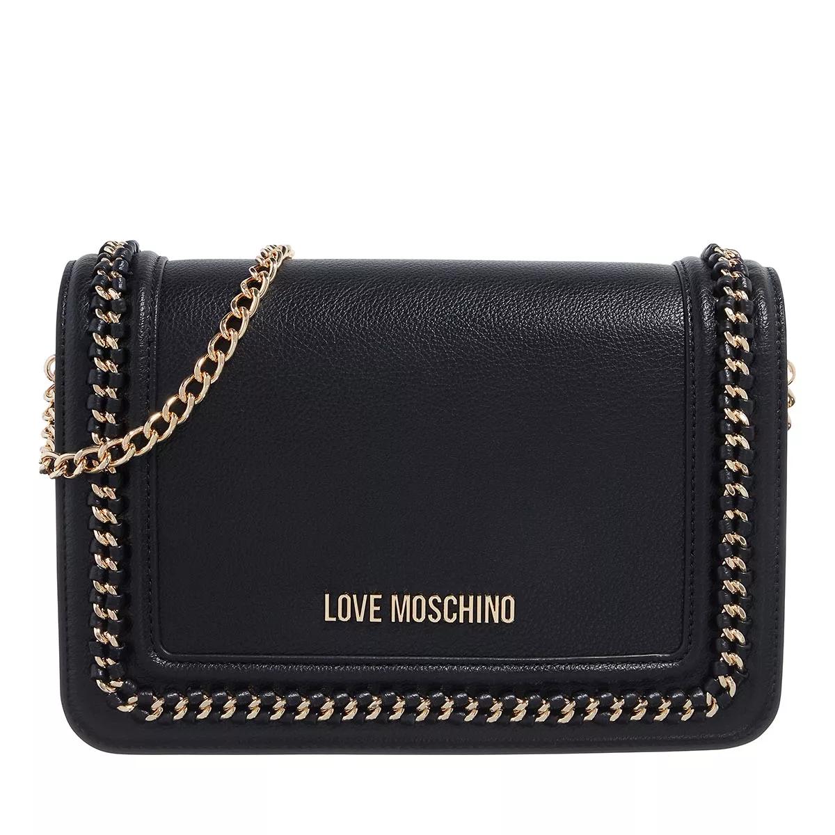 Love Moschino Umhängetasche - Chain Link - Gr. unisize - in Schwarz - für Damen von Love Moschino