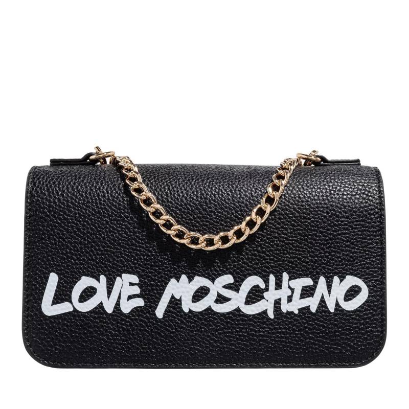 Love Moschino Umhängetasche - Graffiti - Gr. unisize - in Schwarz - für Damen von Love Moschino