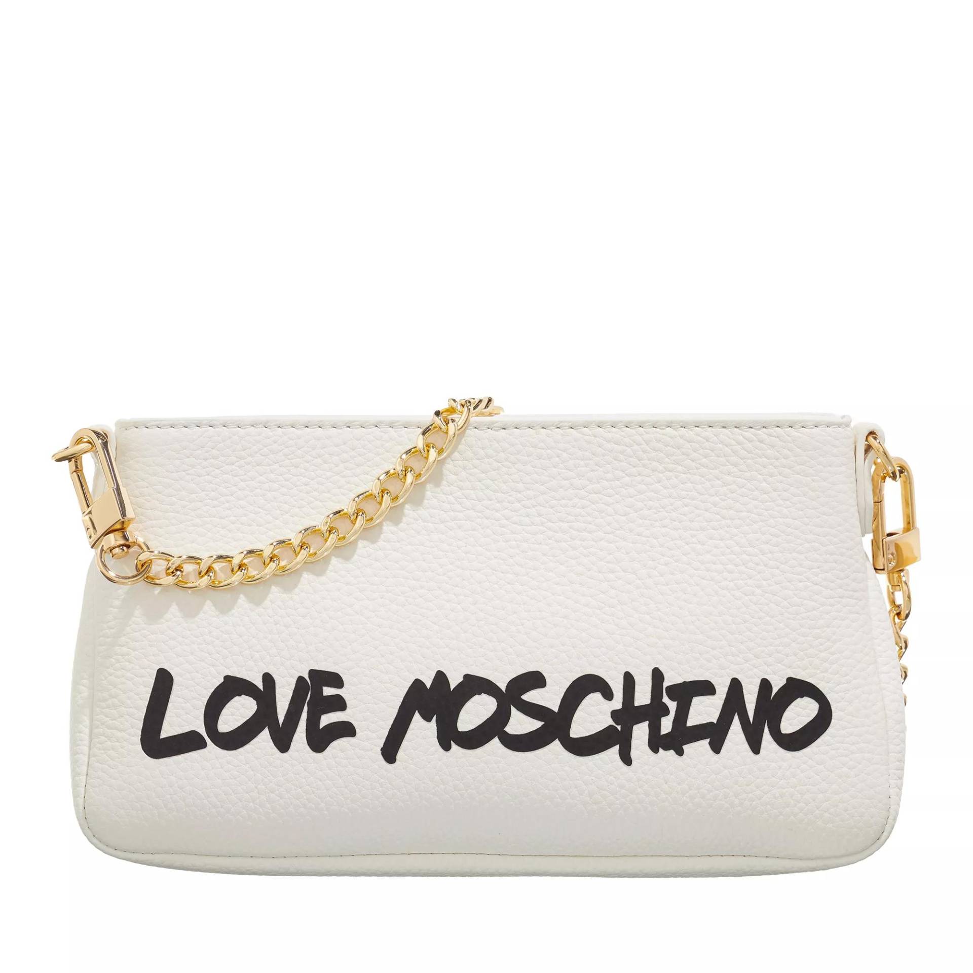 Love Moschino Umhängetasche - Graffiti - Gr. unisize - in Weiß - für Damen von Love Moschino