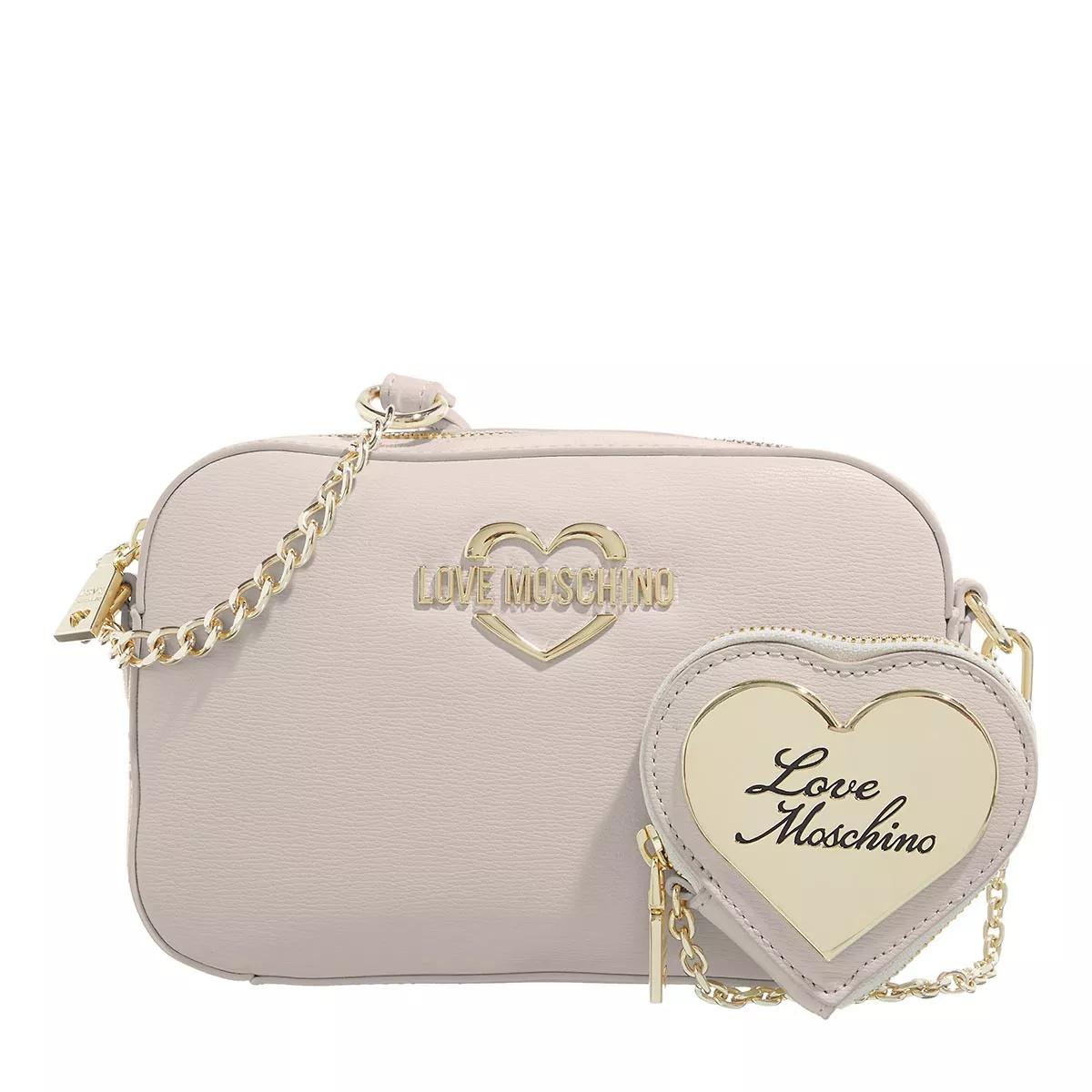 Love Moschino Umhängetasche - Hollies - Gr. unisize - in Creme - für Damen von Love Moschino