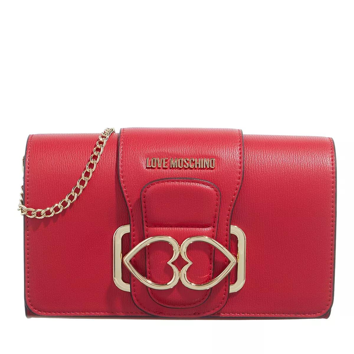 Love Moschino Umhängetasche - Love Bridge - Gr. unisize - in Rot - für Damen von Love Moschino