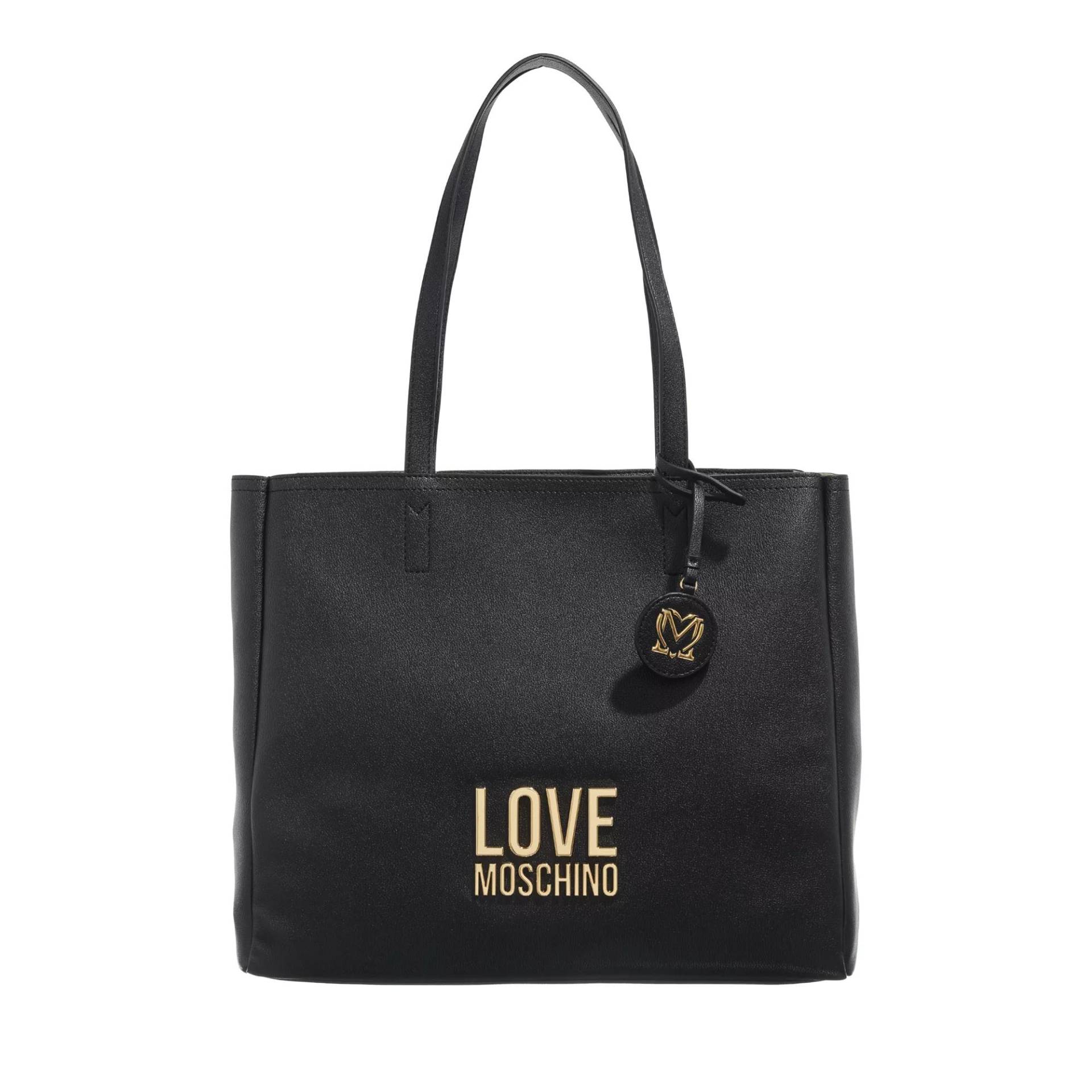 Love Moschino Umhängetasche - Love Lettering - Gr. unisize - in Schwarz - für Damen von Love Moschino