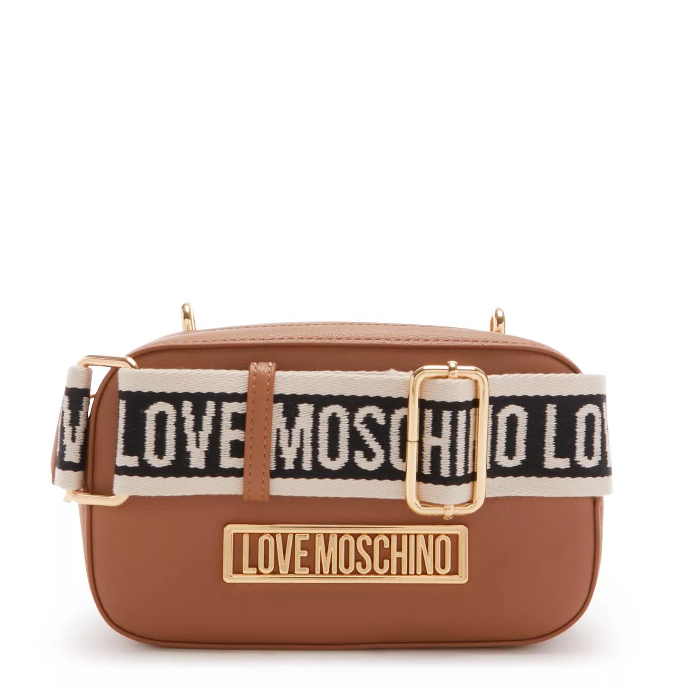 Love Moschino Umhängetasche - Love Moschino Natural Braune Umhängetasche JC4148P - Gr. unisize - in Braun - für Damen von Love Moschino