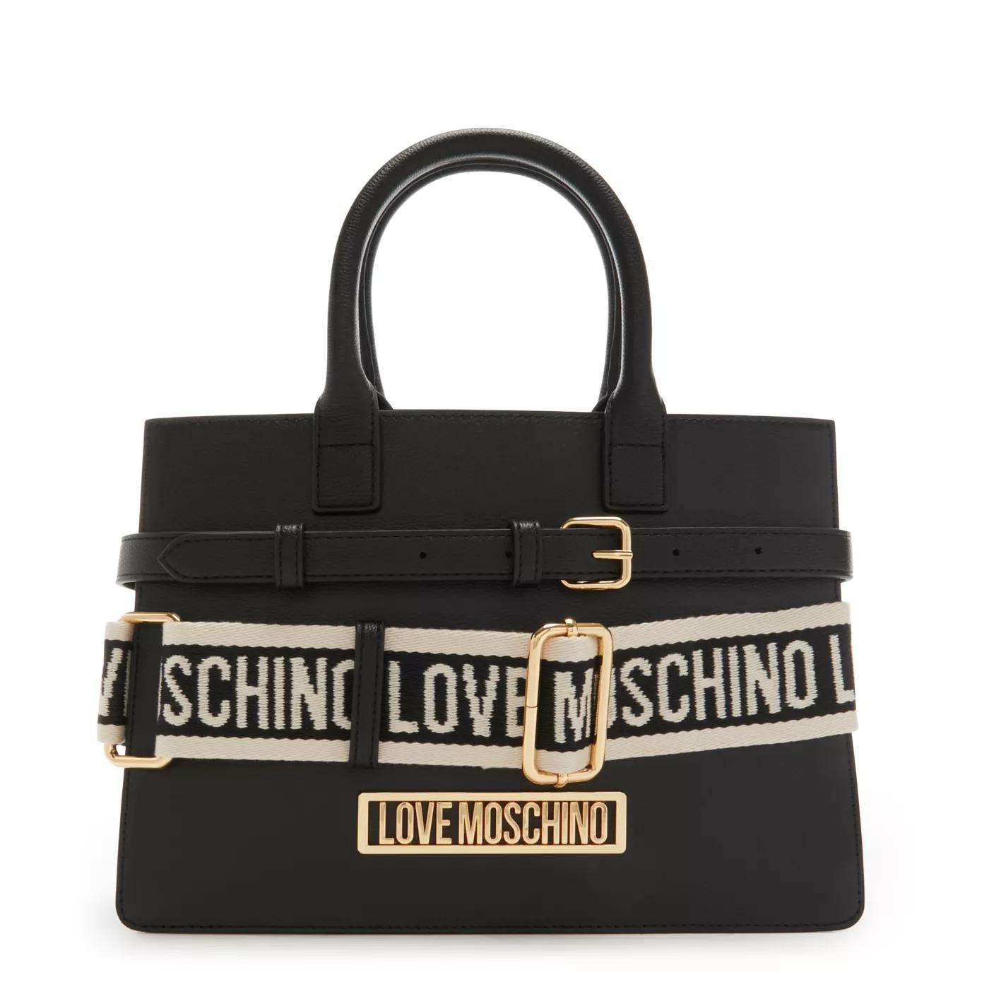 Love Moschino Umhängetasche - Love Moschino Natural Schwarze Handtasche JC4146PP - Gr. unisize - in Schwarz - für Damen von Love Moschino