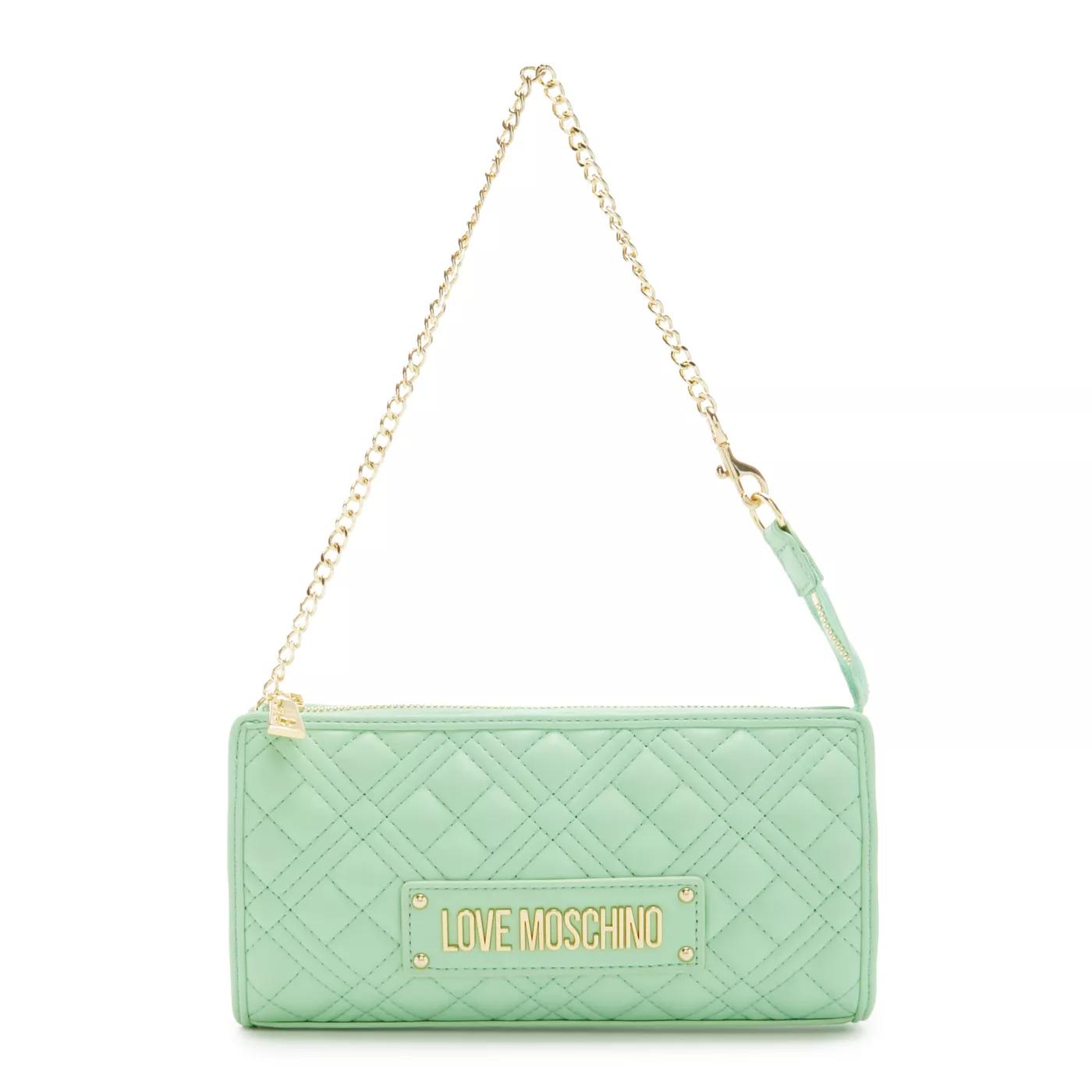 Love Moschino Umhängetasche - Love Moschino Quilted Bag Grüne Handtasche JC4011P - Gr. unisize - in Grün - für Damen von Love Moschino