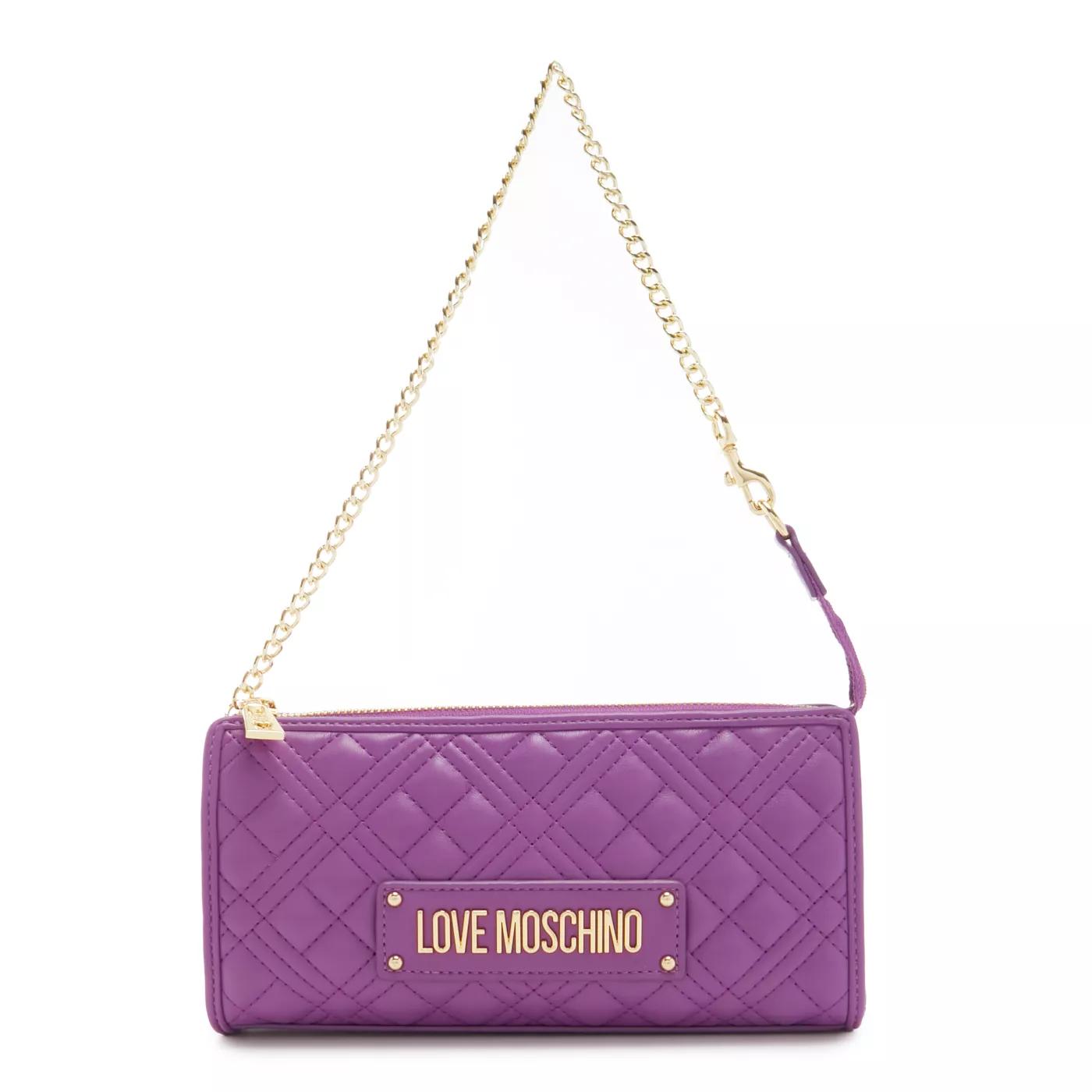 Love Moschino Umhängetasche - Love Moschino Quilted Bag Lila Handtasche JC4011PP - Gr. unisize - in Violett - für Damen von Love Moschino