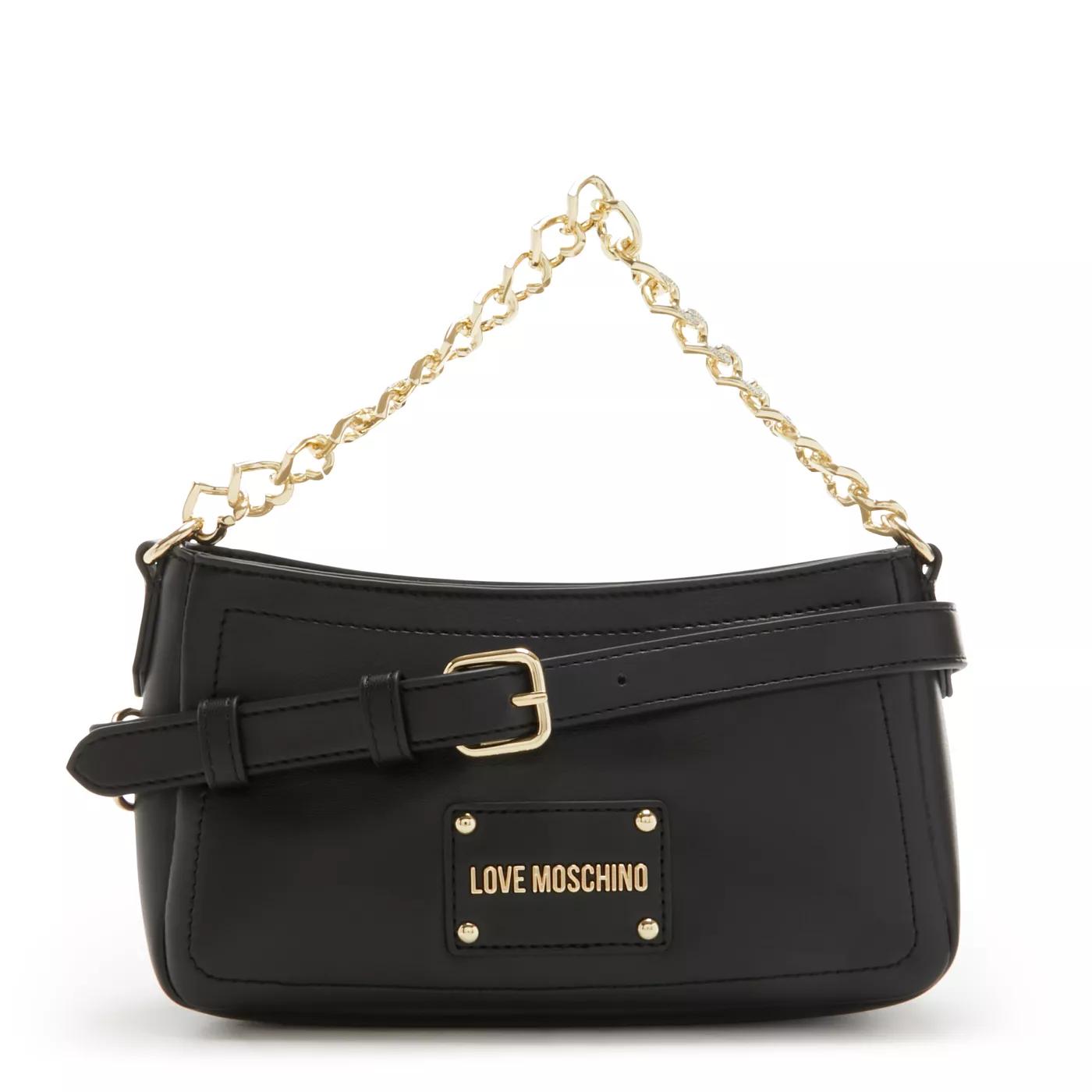 Love Moschino Umhängetasche - Love Moschino Schwarze Handtasche JC4124PP1ILN100A - Gr. unisize - in Schwarz - für Damen von Love Moschino