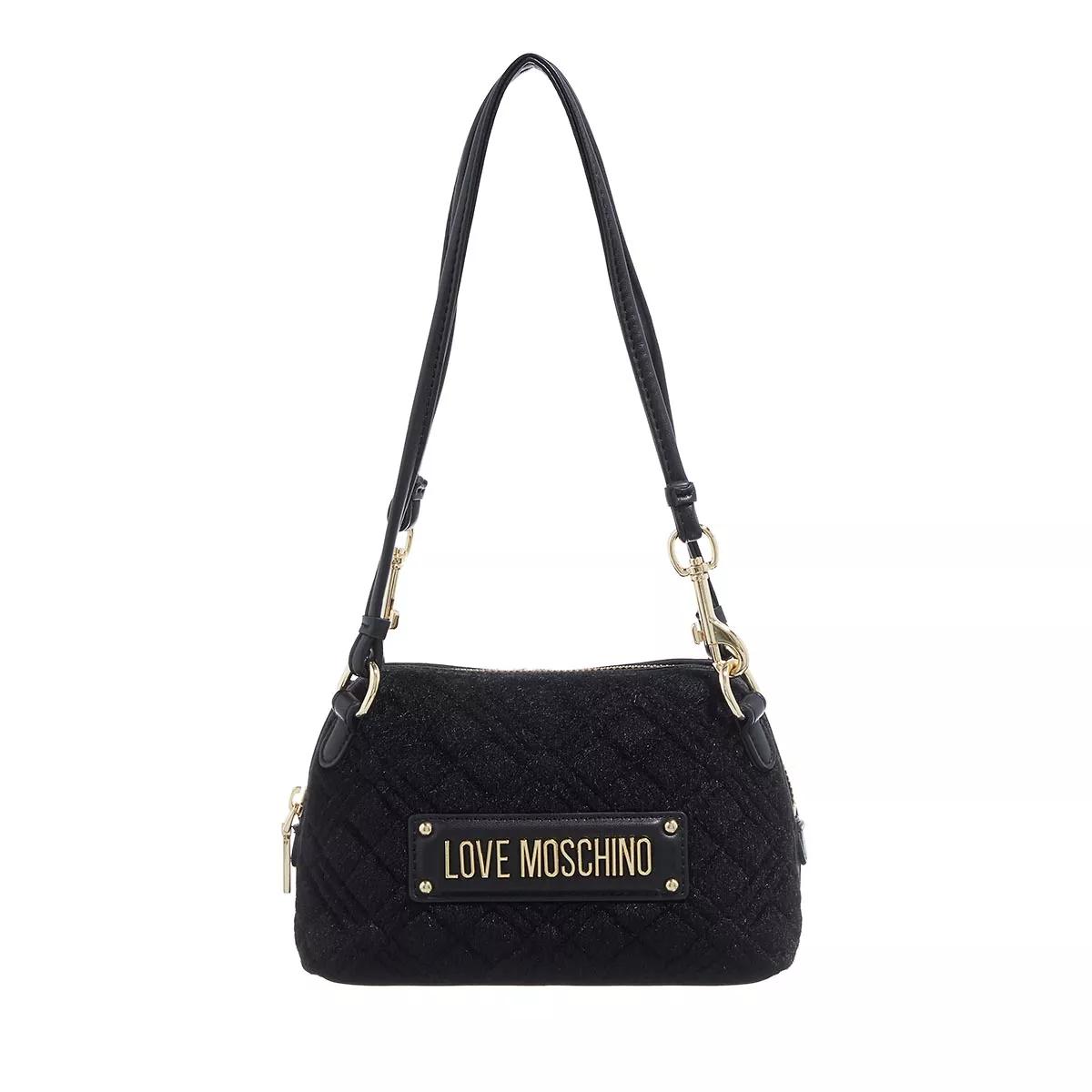 Love Moschino Umhängetasche - Quilted Bag - Gr. unisize - in Schwarz - für Damen von Love Moschino