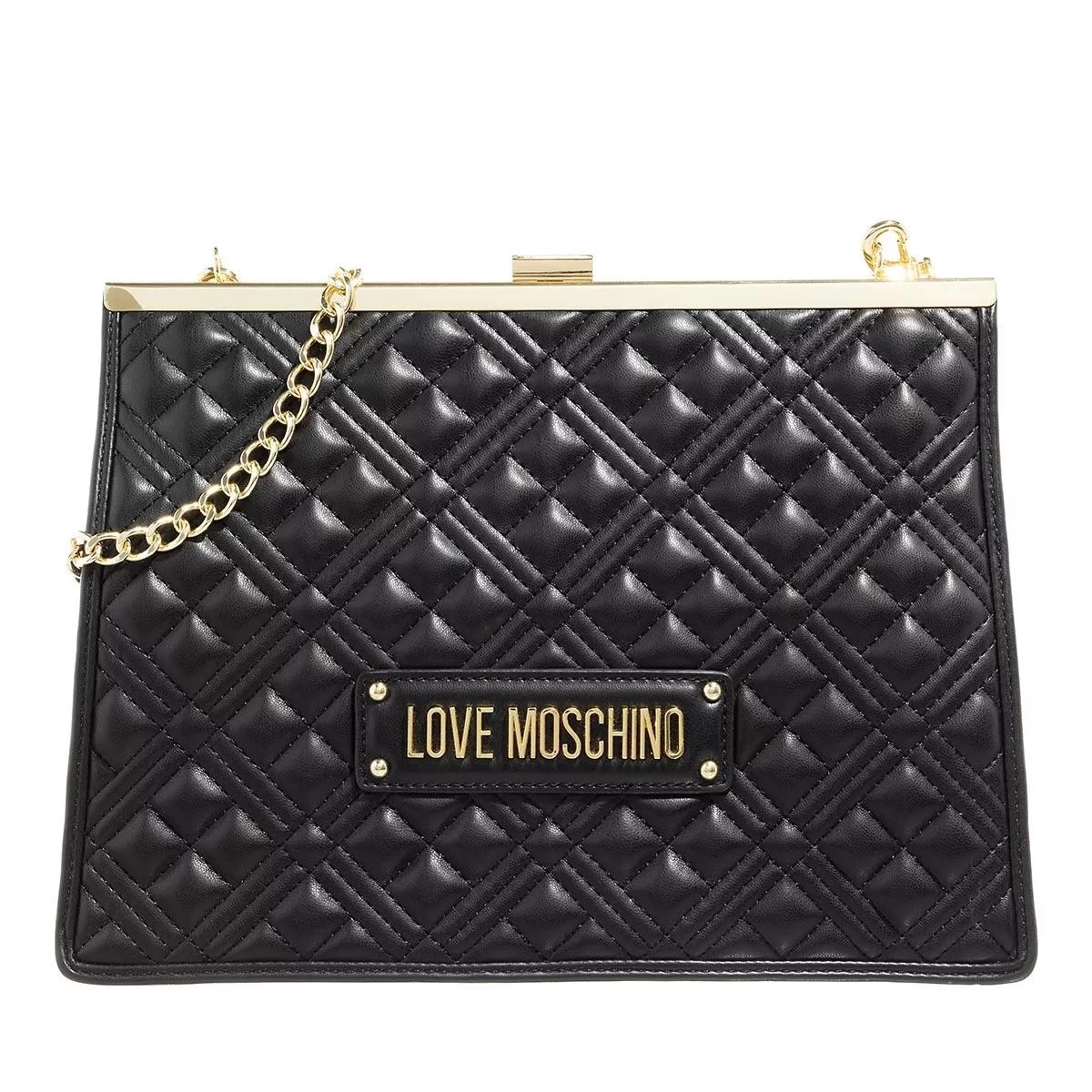 Love Moschino Umhängetasche - Quilted Bag - Gr. unisize - in Schwarz - für Damen von Love Moschino