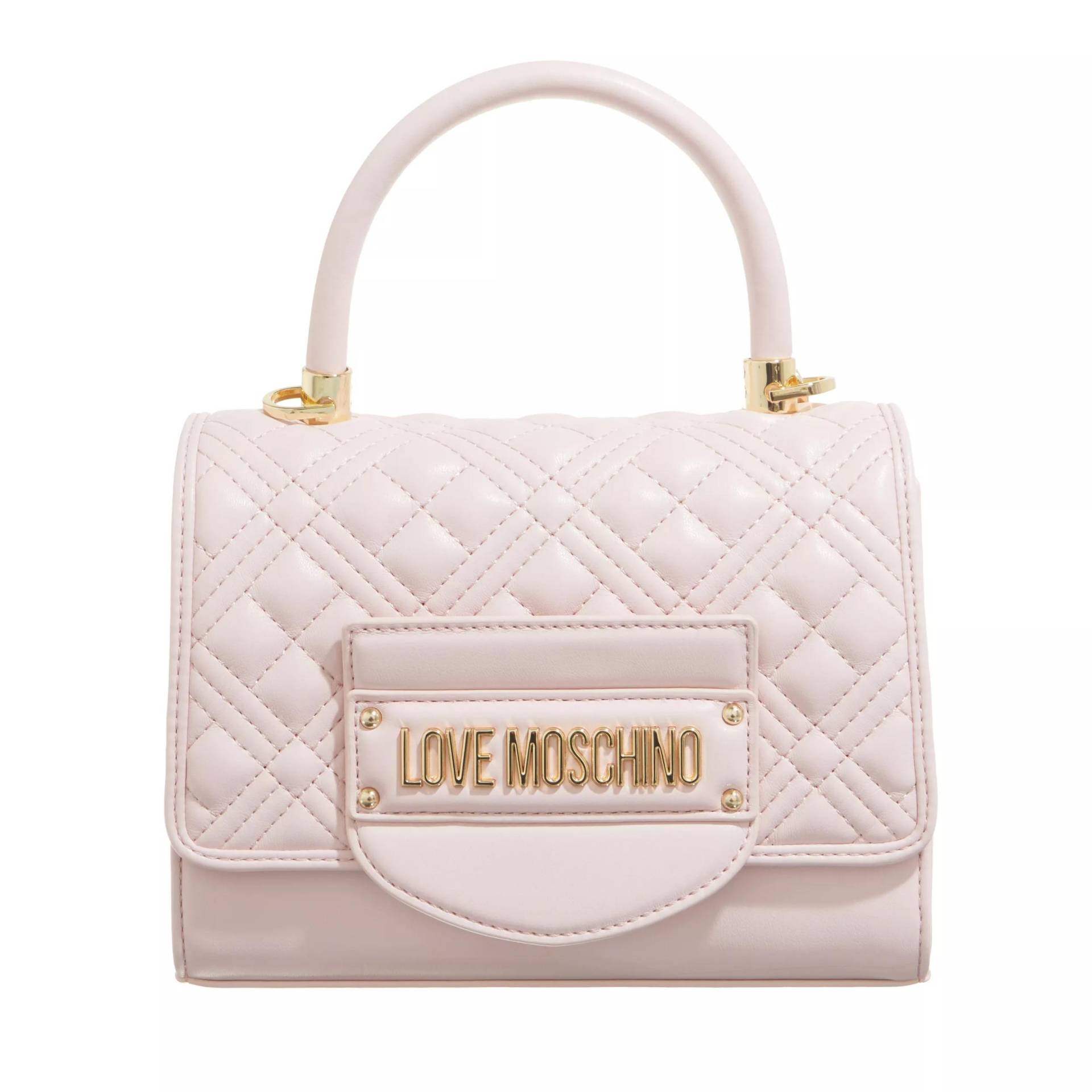 Love Moschino Umhängetasche - Quilted Tab - Gr. unisize - in Rosa - für Damen von Love Moschino