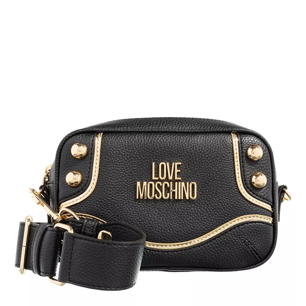 Love Moschino Umhängetasche - Rock'N Love - Gr. unisize - in Schwarz - für Damen von Love Moschino