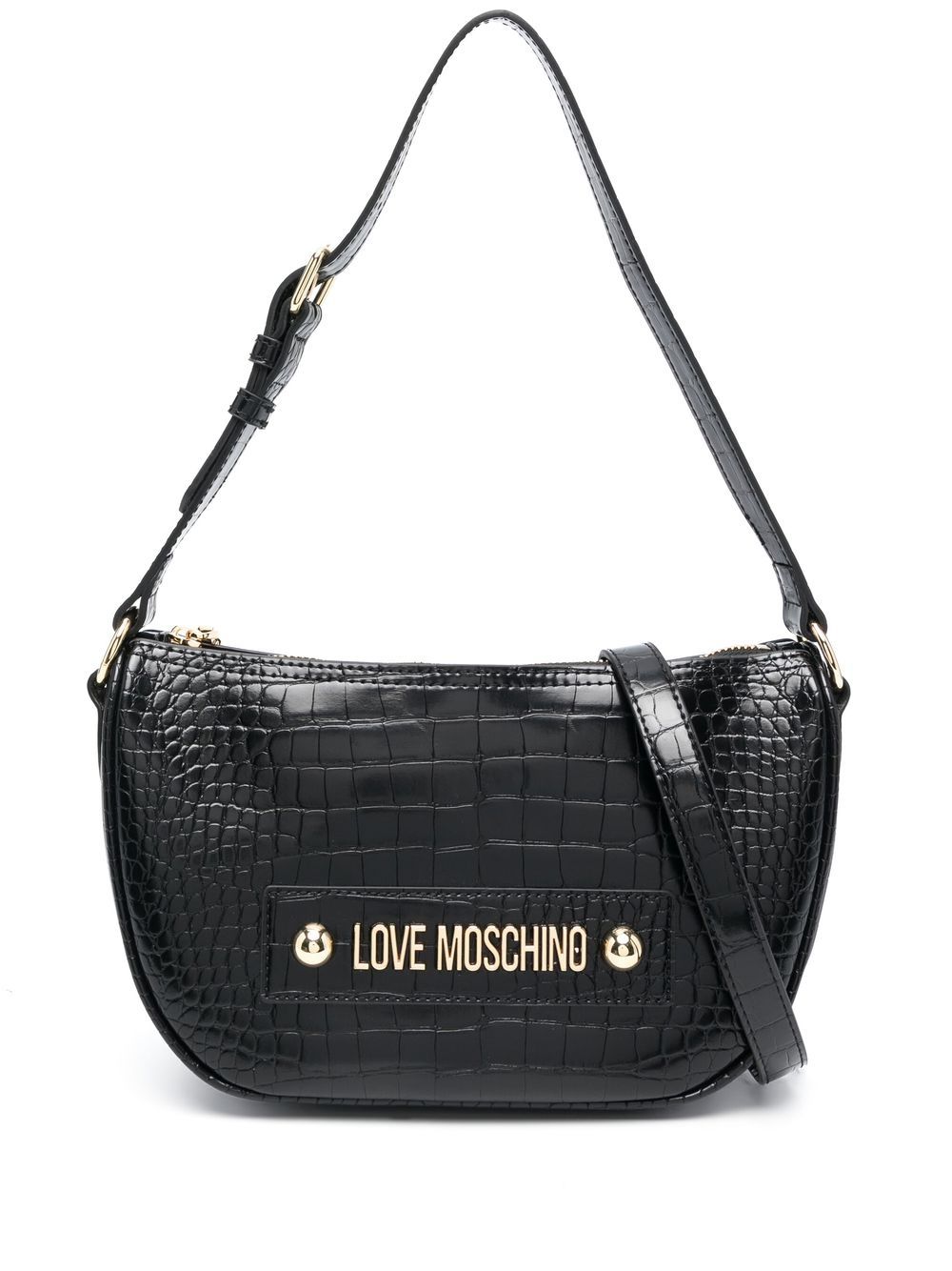 Love Moschino faux-leather shoulder-bag - Black von Love Moschino