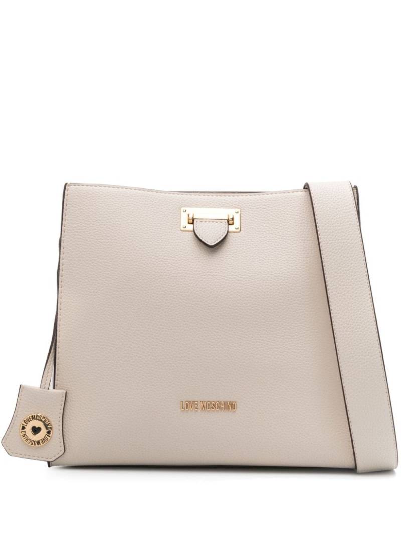 Love Moschino faux-leather shoulder bag - Neutrals von Love Moschino