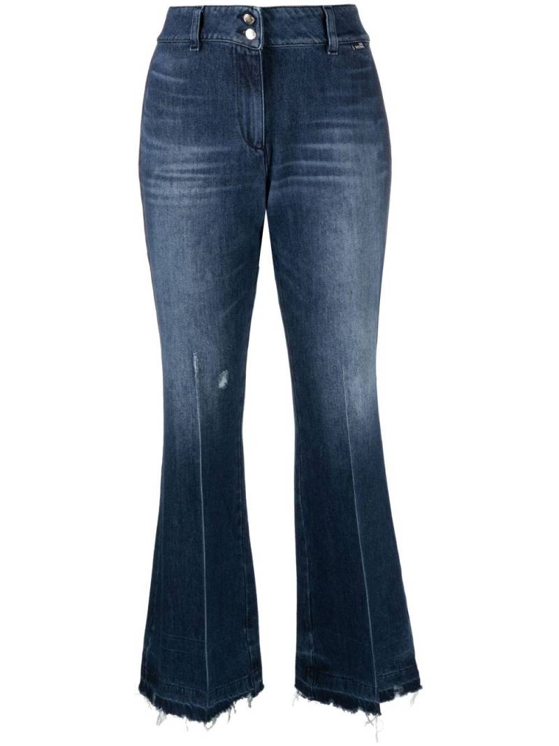 Love Moschino high-waisted flared jeans - Blue von Love Moschino