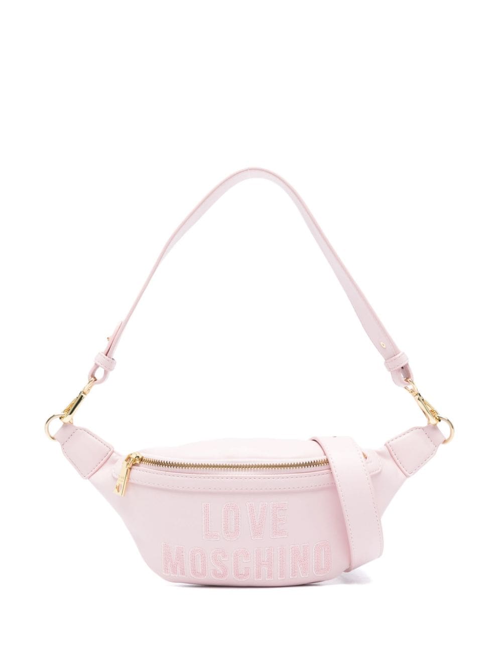 Love Moschino logo-embellished belt bag - Pink von Love Moschino