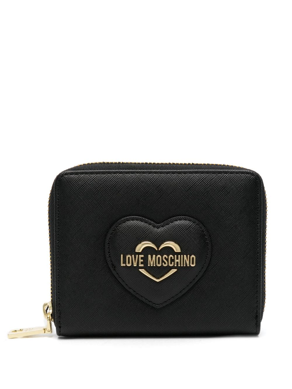 Love Moschino logo-lettering intertwined wallet - Black von Love Moschino